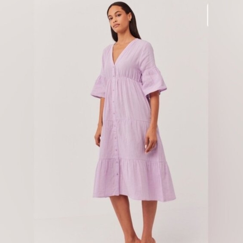 Pact 100% Organic Cotton Midi Dress